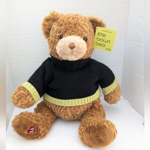 GUND BLOOMINGDALES BROWN BEAR WITH SWEATER Limited edition 2007 With Tags